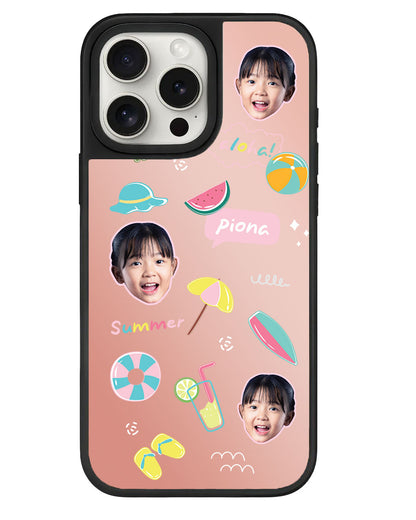 iPhone Mirror Grip - Face Grid Summer