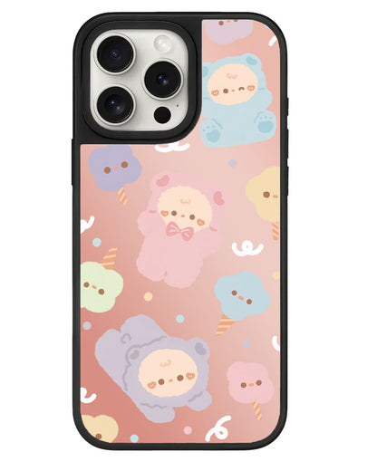 iPhone Mirror Grip - Cotton Teddy