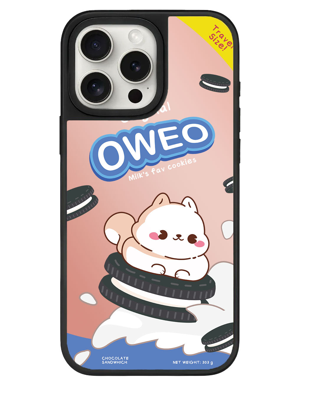 iPhone Mirror Grip Case - Oweo Dog