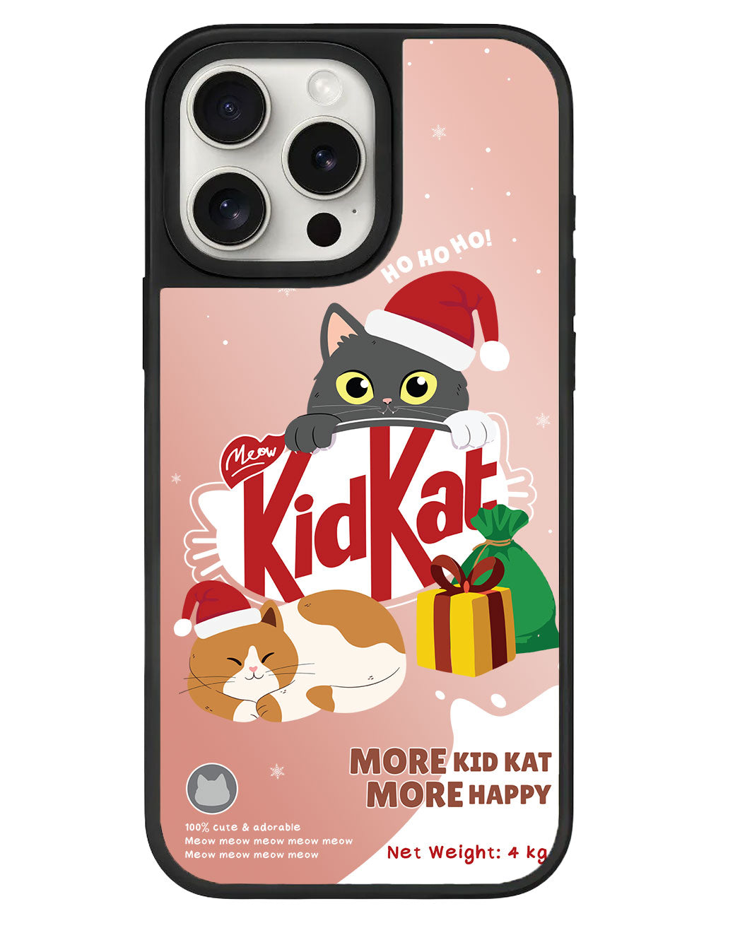 iPhone Mirror Grip Case - Kidkat Christmas