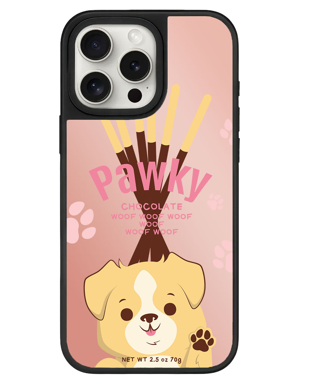 iPhone Mirror Grip Case - Pawky Dog