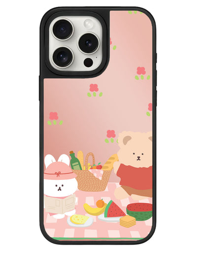 iPhone Mirror Grip - Picnic Bear Pink