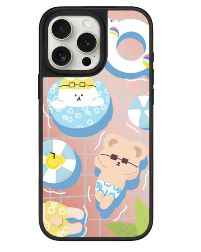 iPhone Mirror Grip - Pool Party Blue