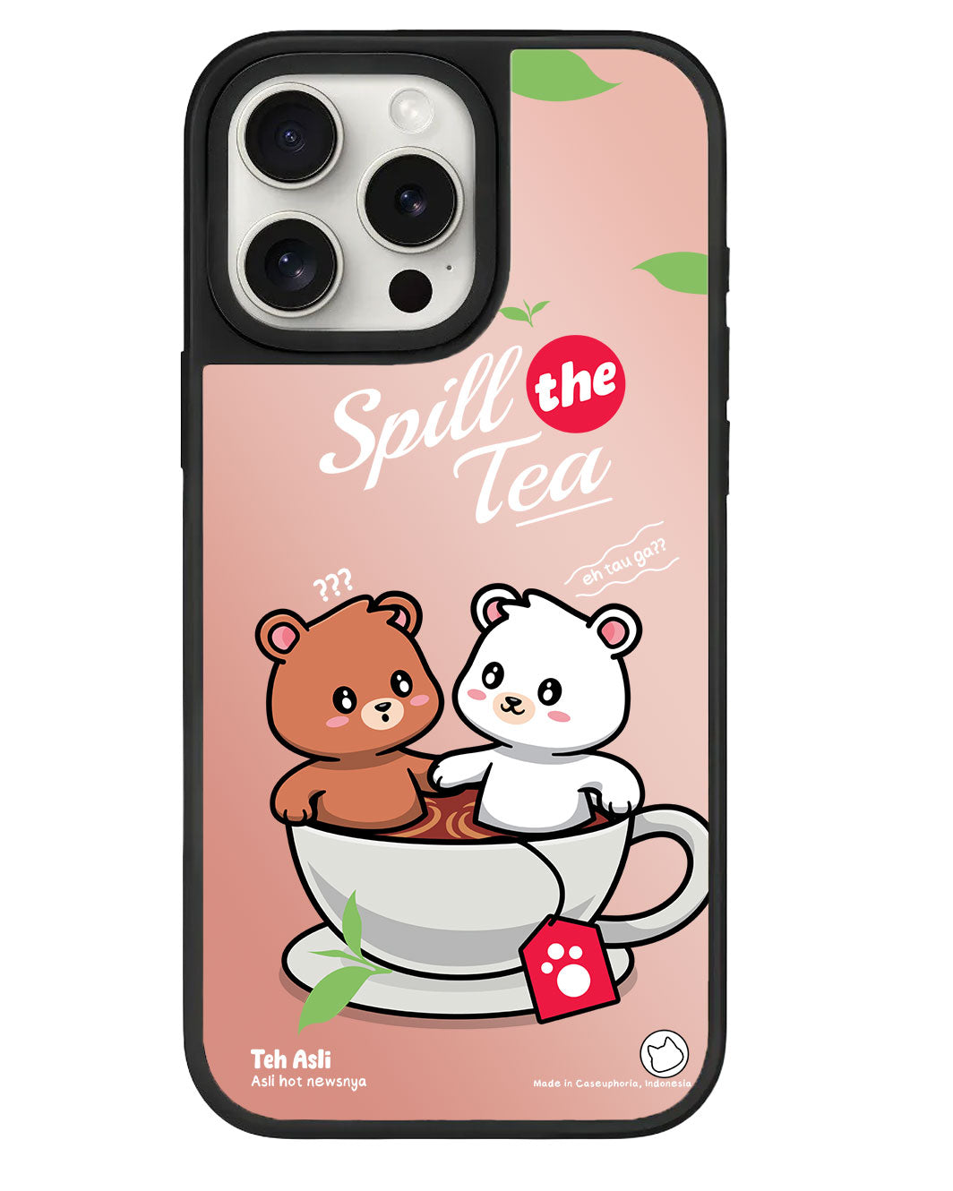 iPhone Mirror Grip Case - Spill the Tea