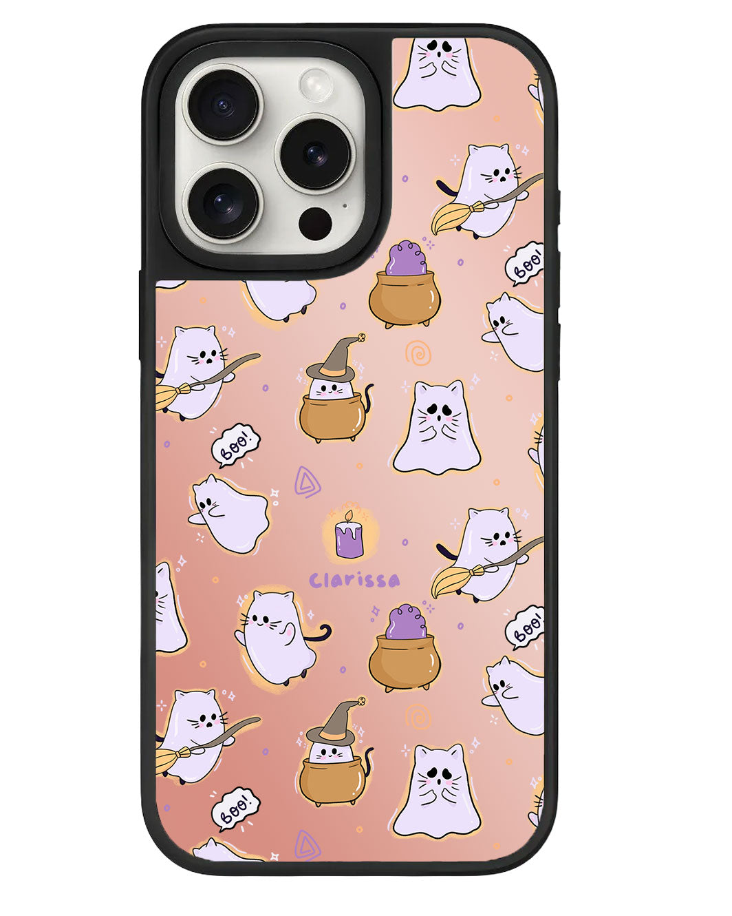 iPhone Mirror Grip - Spooky Cat