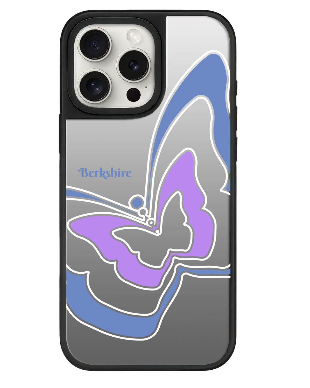 iPhone Mirror Grip Case -  Butterfly Mirror Violet