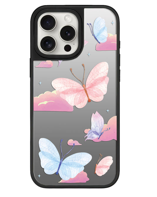 iPhone Mirror Grip -  Butterfly & Clouds