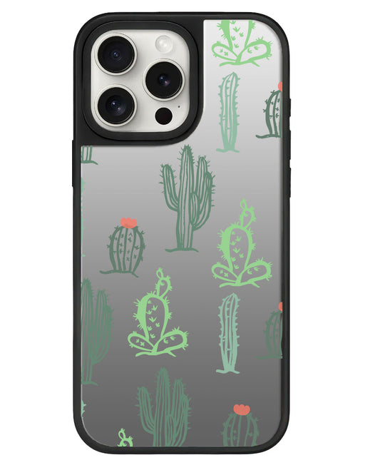 iPhone Mirror Grip Case - Cactus