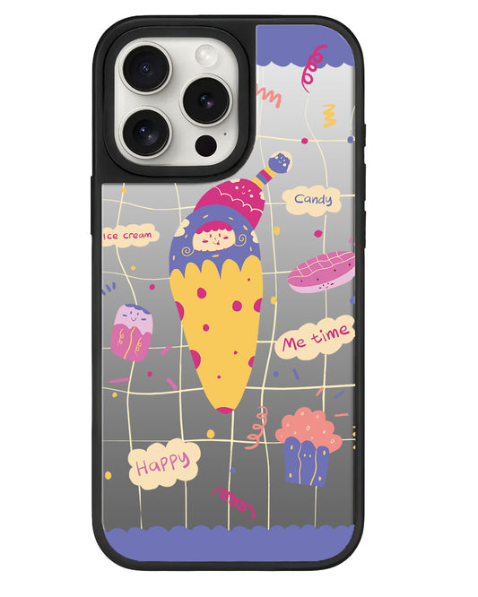 iPhone Mirror Grip Case - Candy Doodle