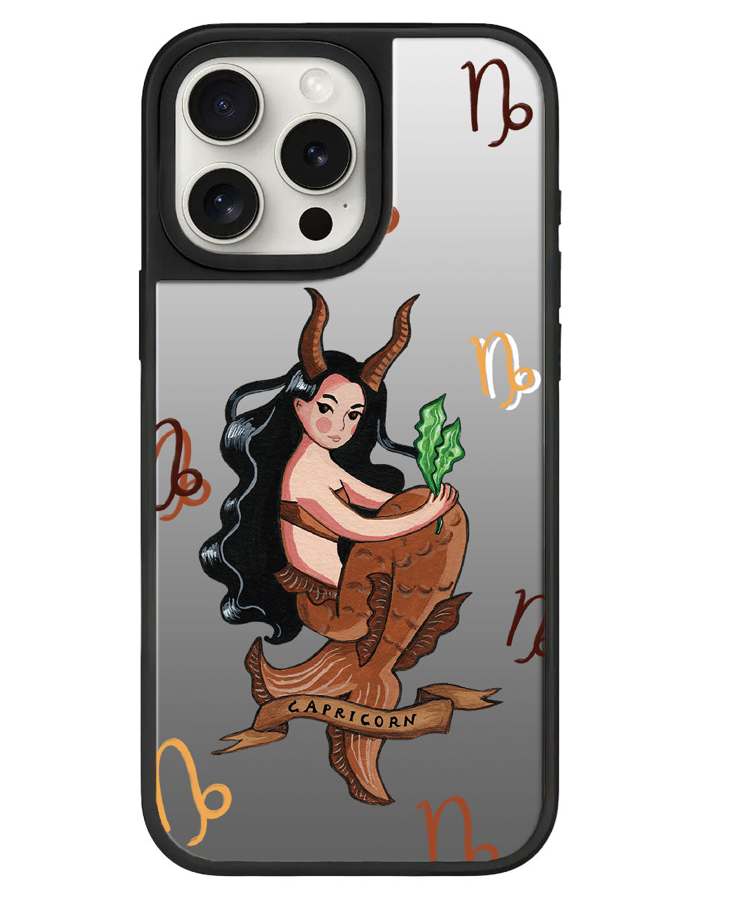 iPhone Mirror Grip Case - Capricorn