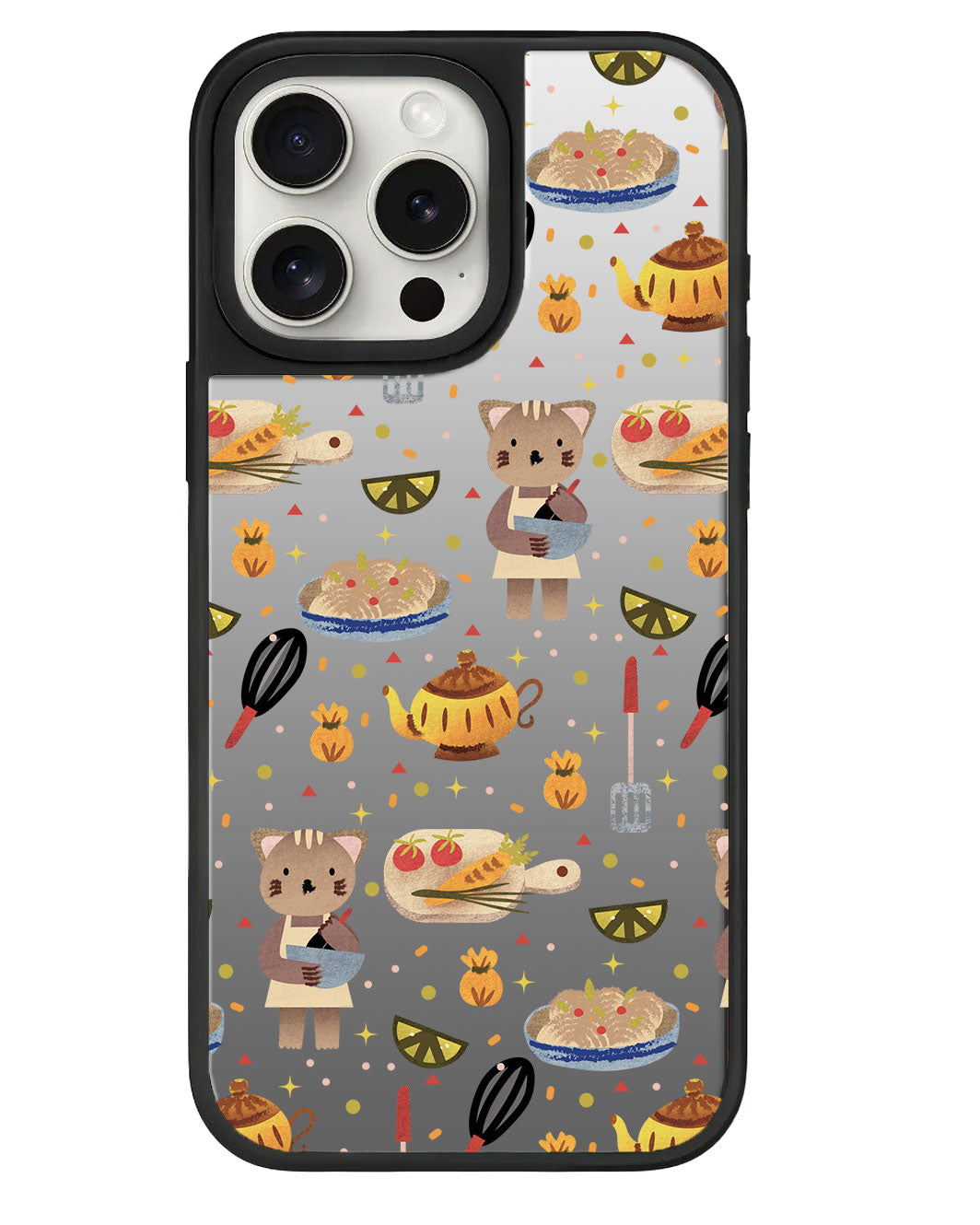iPhone Mirror Grip - Cooking Cat