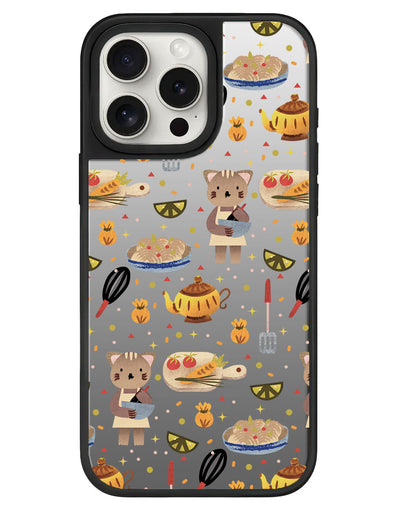 iPhone Mirror Grip - Cooking Cat