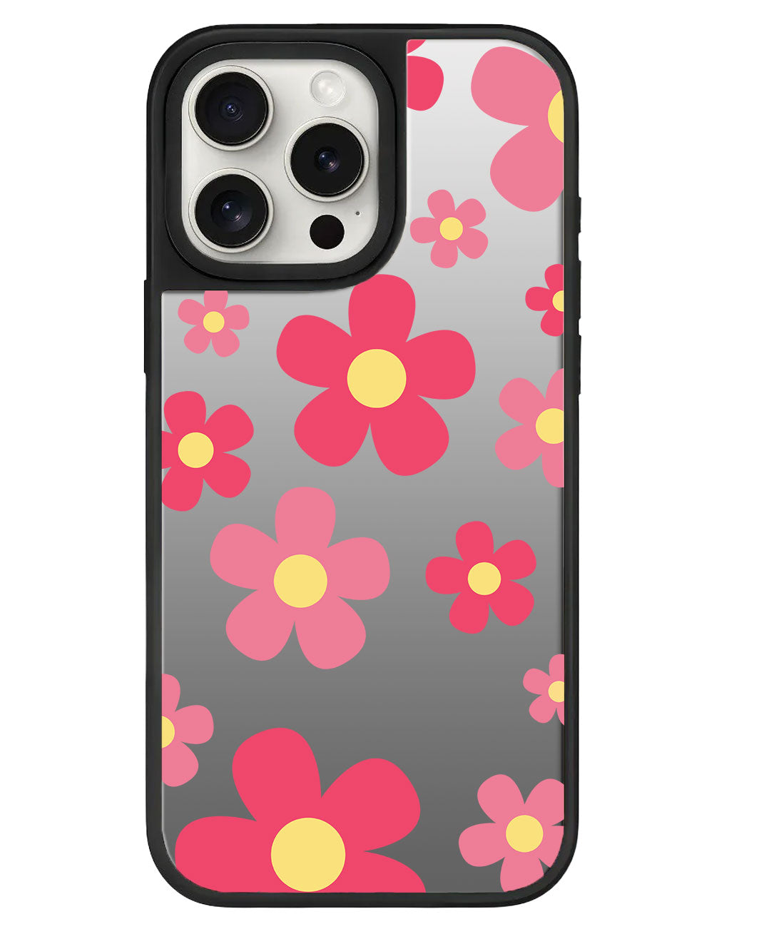 iPhone Mirror Grip Case -  Daisy Blush