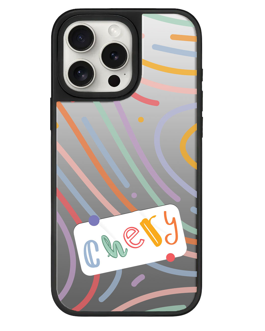 iPhone Mirror Grip -  Doodle Monogram 2.0