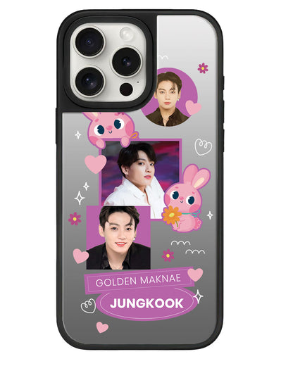 iPhone Mirror Grip -  Face Grid Bunny