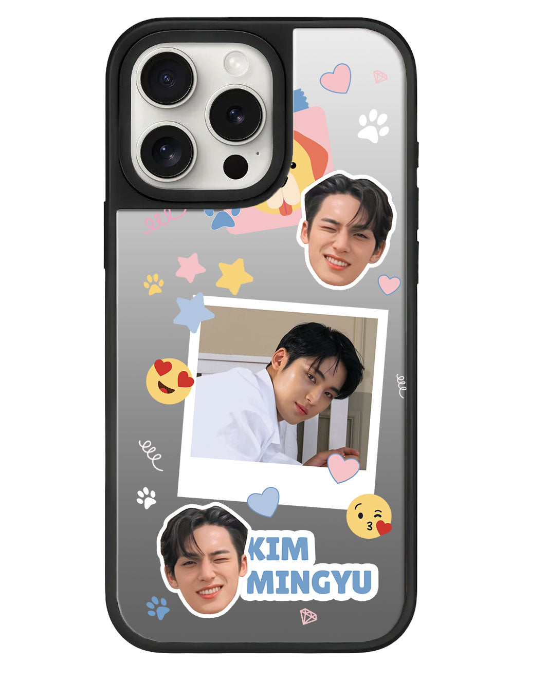 iPhone Mirror Grip - Face Grid Seventeen