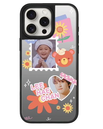 iPhone Mirror Grip -  Face Grid Sunflower