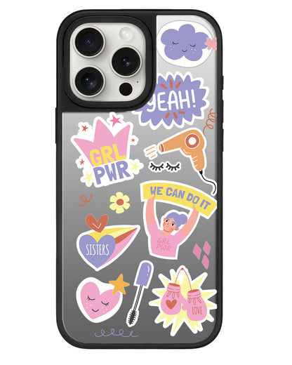 iPhone Mirror Grip - Girl Power Sticker Pack