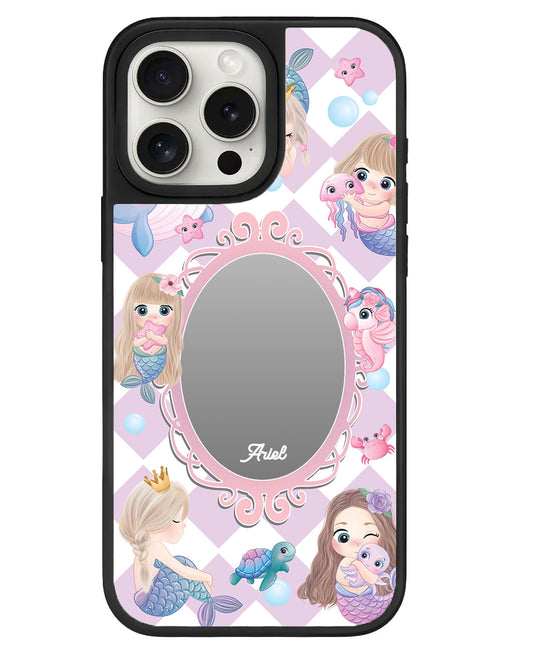 iPhone Mirror Grip Case -  Little Mermaid