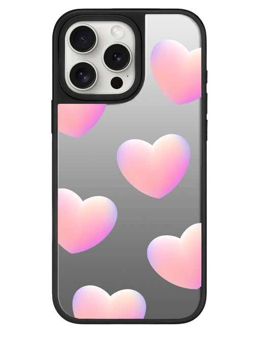 iPhone Mirror Grip Case -  Love Shapes