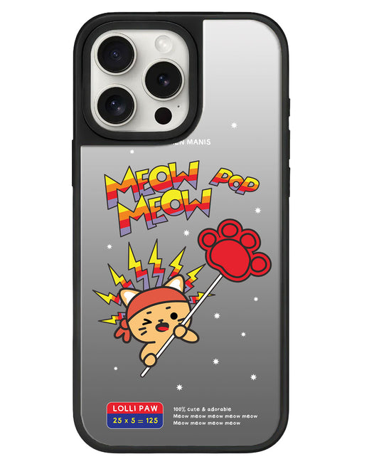 iPhone Mirror Grip Case - Meow Pop 1.0