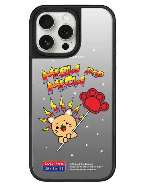 iPhone Mirror Grip Case - Meow Pop 2.0