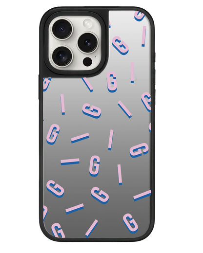 iPhone Mirror Grip - CUSTOM MONOGRAM  1.0 Cotton Candy