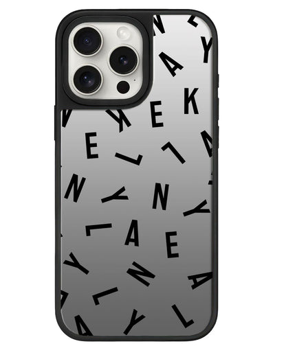 iPhone Mirror Grip - CUSTOM MONOGRAM  1.0 Noir