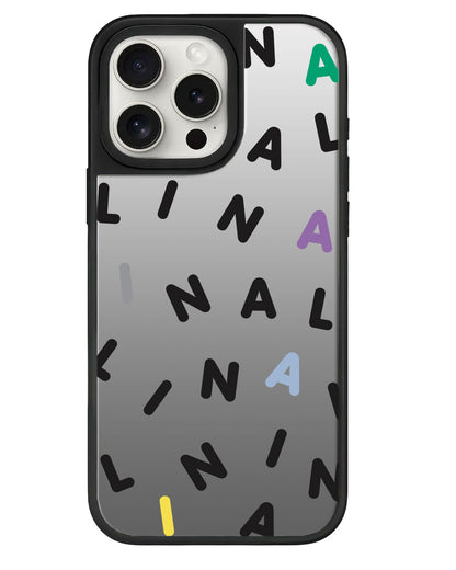 iPhone Mirror Grip - CUSTOM MONOGRAM  2.0 Black