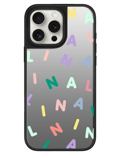 iPhone Mirror Grip - CUSTOM MONOGRAM 2.0 Rainbow