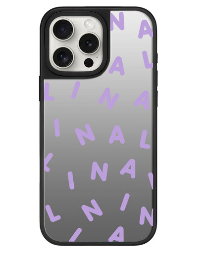 iPhone Mirror Grip - CUSTOM MONOGRAM  2.0 Lilac