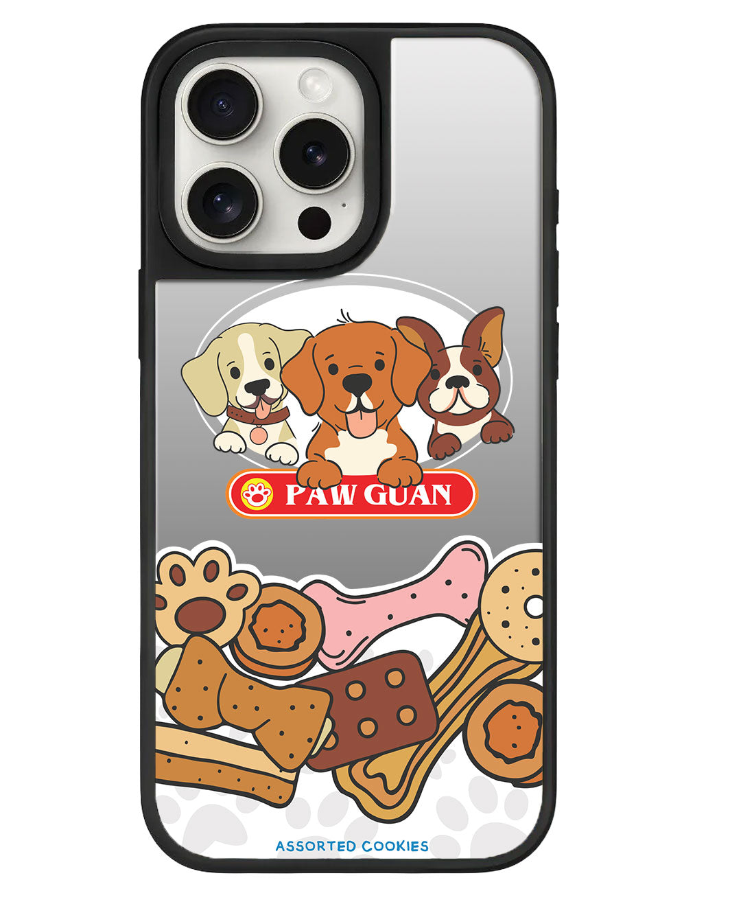 iPhone Mirror Grip Case - Pawguan Dog