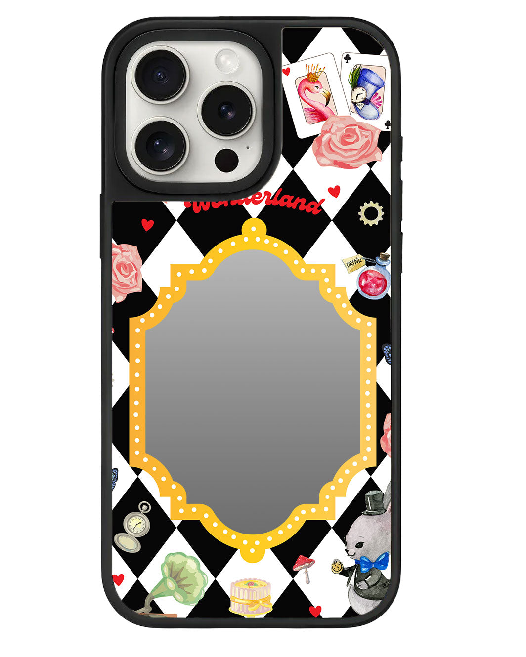 iPhone Mirror Grip Case - Wonderland