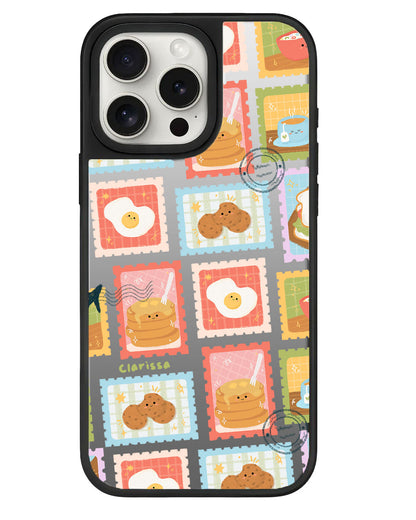 iPhone Mirror Grip - Breakfast Menu Stamps