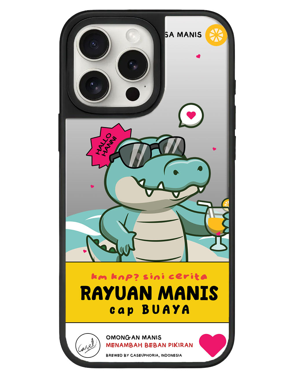 iPhone Mirror Grip - Cap Buaya