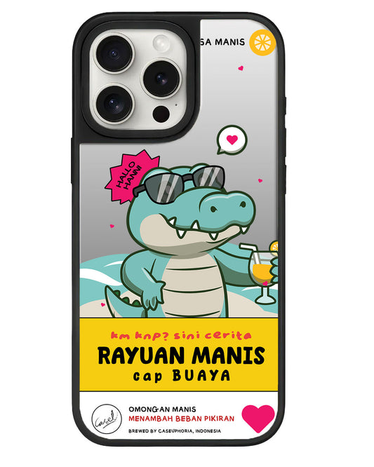 iPhone Mirror Grip Case - Cap Buaya