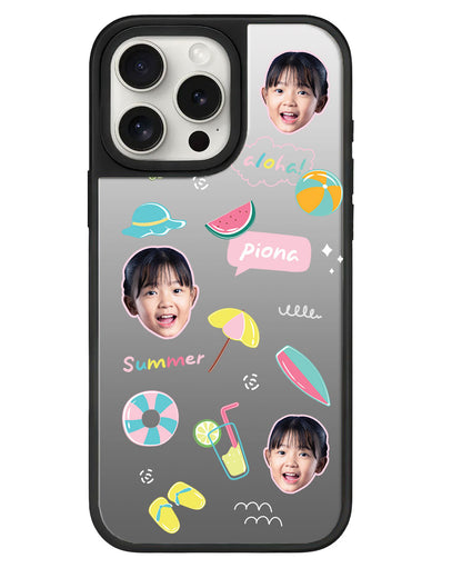 iPhone Mirror Grip - Face Grid Summer