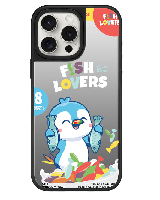 iPhone Mirror Grip Case - Fish Lovers