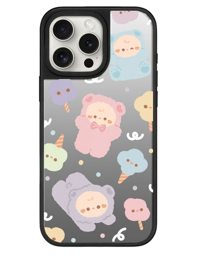 iPhone Mirror Grip - Cotton Teddy
