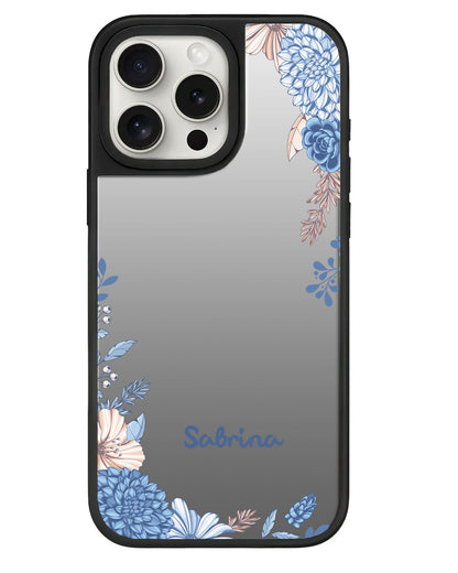 iPhone Mirror Grip - Blue Florals