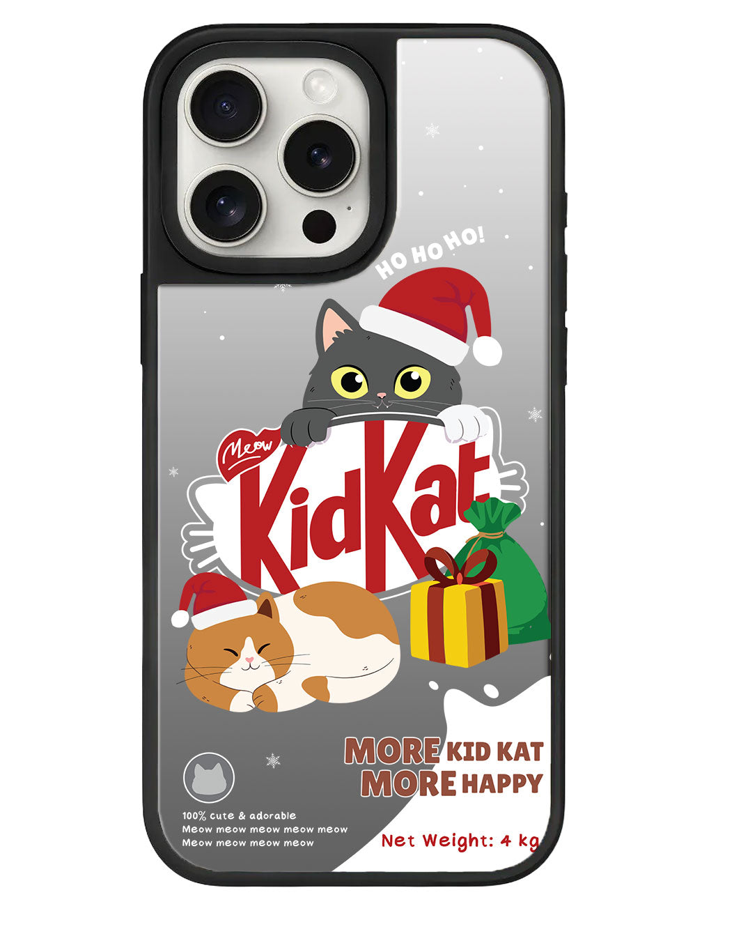 iPhone Mirror Grip Case - Kidkat Christmas