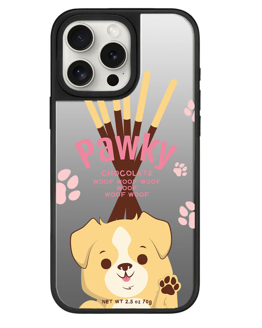 iPhone Mirror Grip Case - Pawky Dog