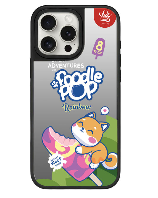 iPhone Mirror Grip Case - Poodle Pop