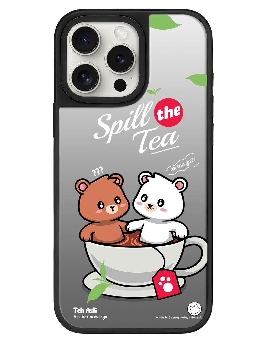 iPhone Mirror Grip Case - Spill the Tea