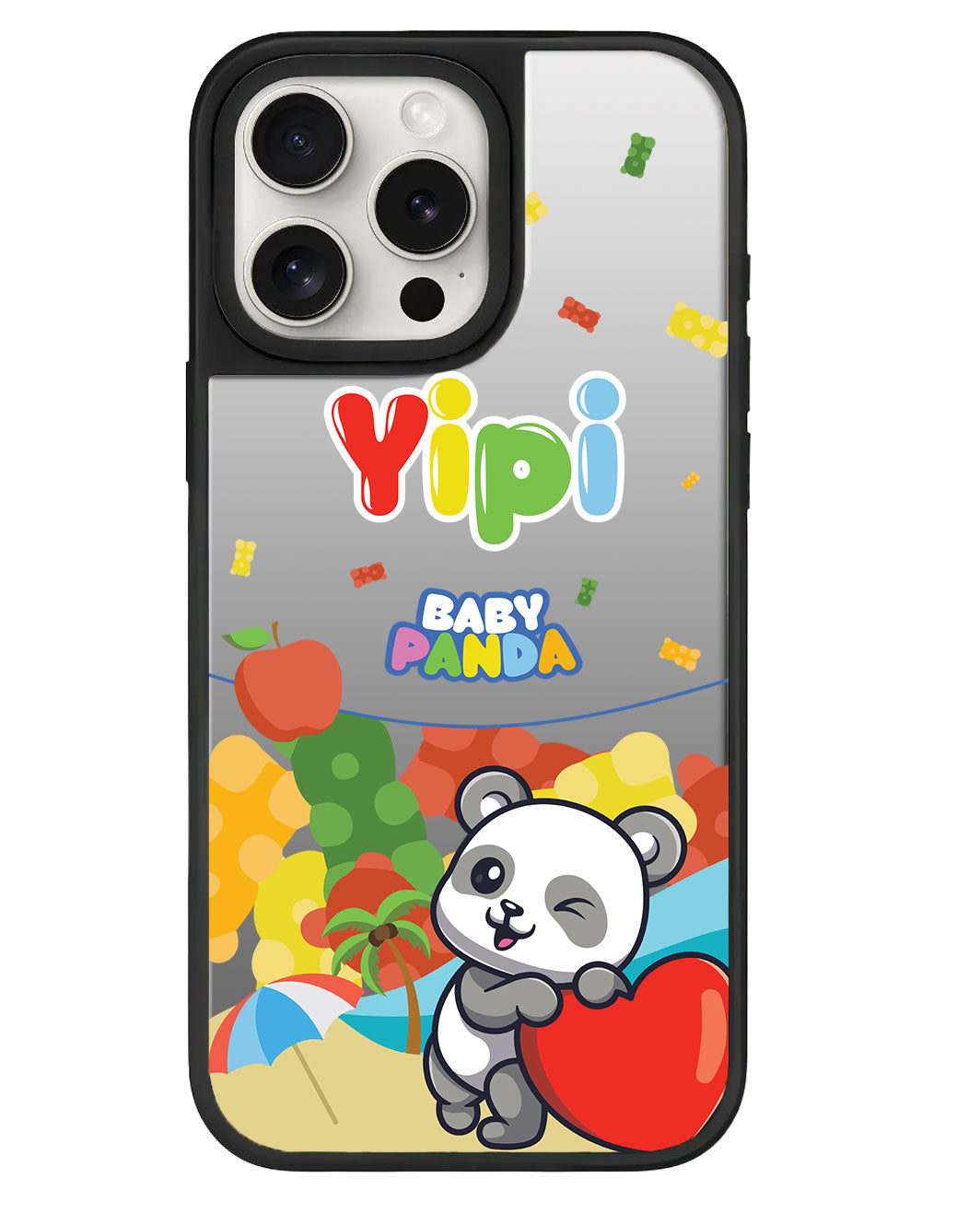 iPhone Mirror Grip Case - Yipi Baby Panda