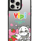 iPhone Mirror Grip Case - Yipi Strawberry Kiss