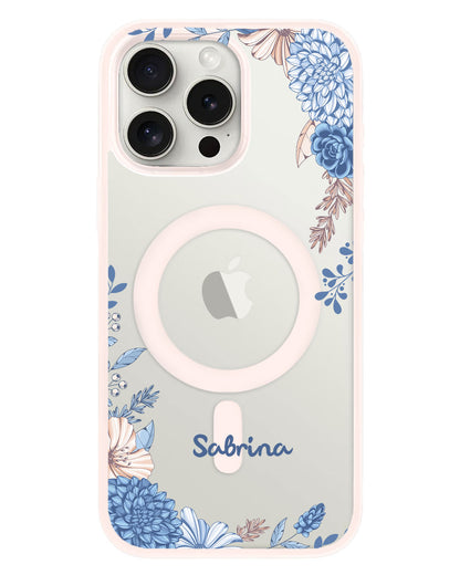 iPhone Rearguard Hybrid - Blue Florals