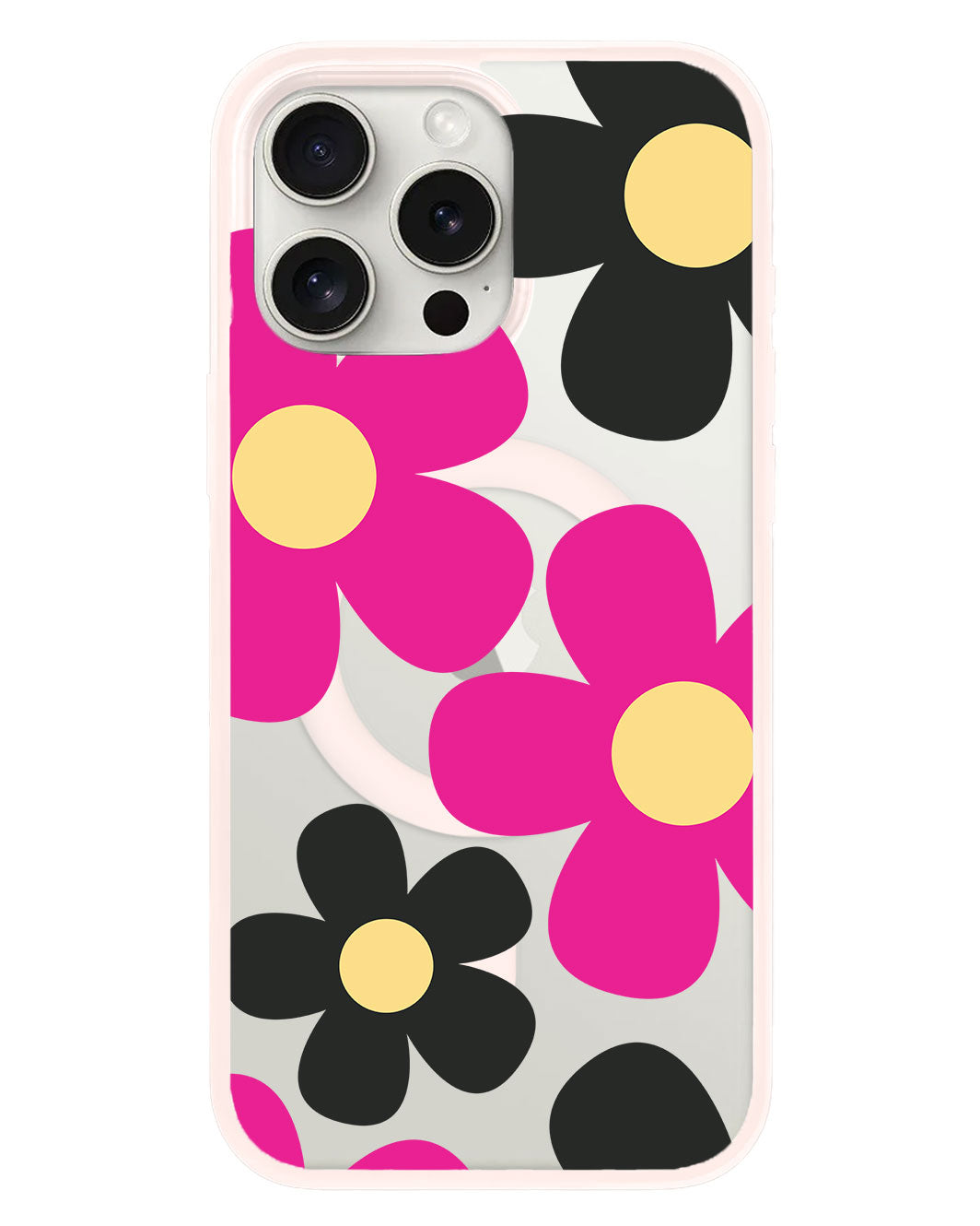 iPhone Rearguard Hybrid - Daisy Hot Pink