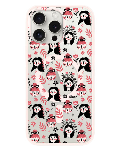 iPhone Rearguard Hybrid - Flowery Faces