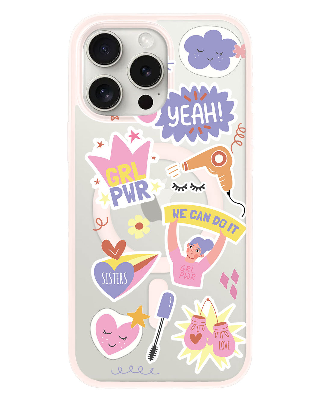 iPhone Rearguard Hybrid - Girl Power Sticker Pack